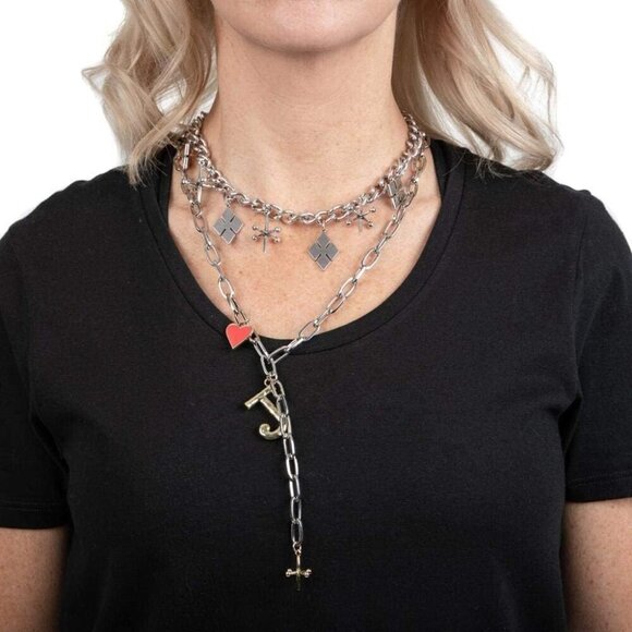 DC Comics Harley Quinn Birds of Prey Joker and Jack Necklace - Picture 6 of 6